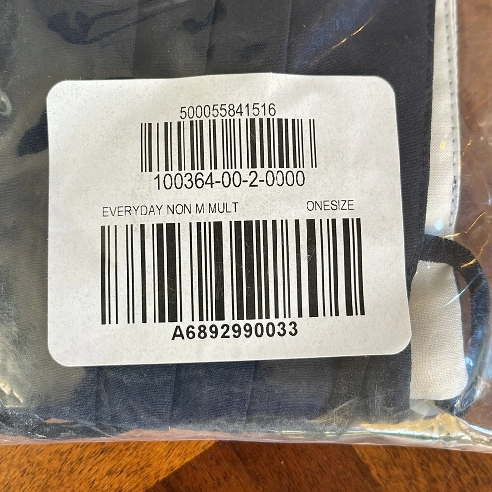 NWT ATHLETA EVERYDAY FACE MASKS - PACK OF 5 - MULTICOLOR